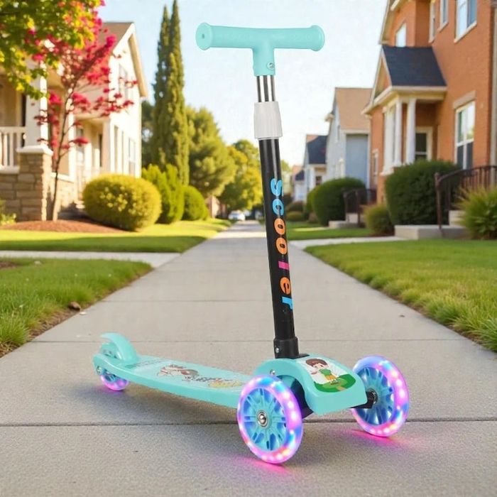 Детска Тротинетка Светещи Колела