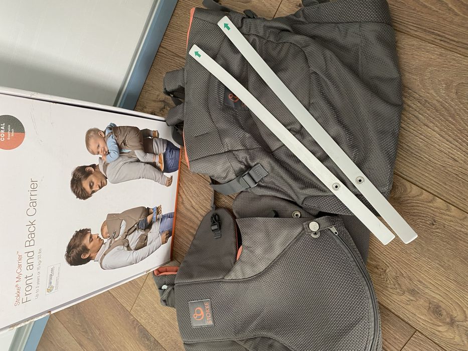 Stokke MyCarrier 3 в 1 ергономична раница - дишаща, цвят корал