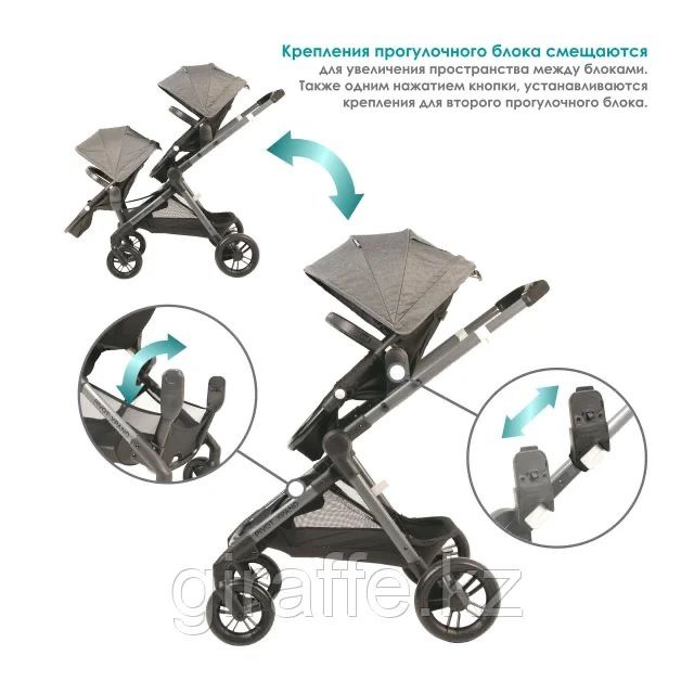 Продам коляску для двойни или погодок