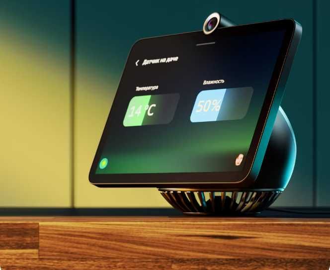 Умная колонка дисплей с мощным звуком SberPortal