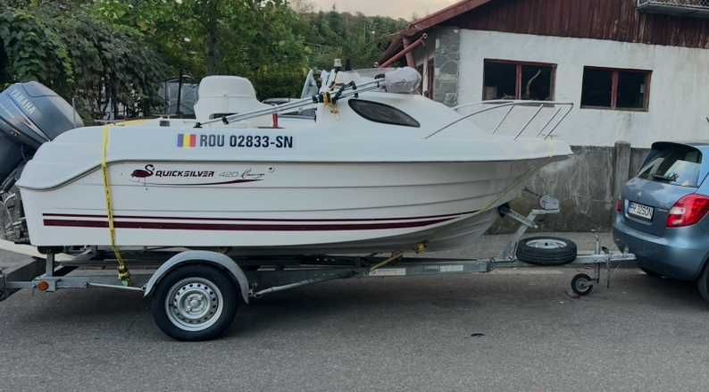 Barca Quicksilver Flamingo motor Yamaha , 40cp + perridoc inmatriculat