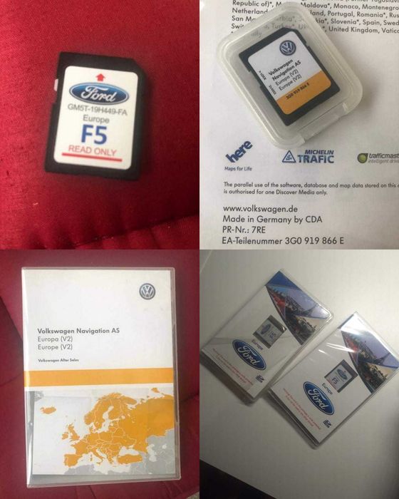 Card Navigatie Ford/ Gama  Vw Full Europa