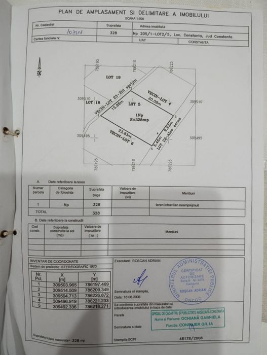 Vand 2 loturi teren zona Bavaria langa OCH