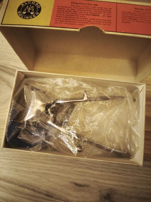 Vintage hair clipper Solingen Alcoso Haarschnejdemaschine