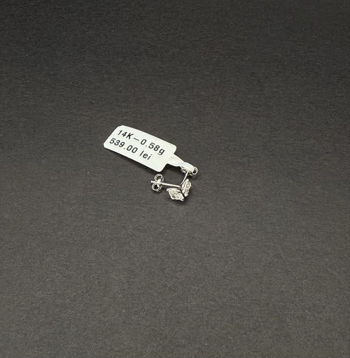 Bijuteria Royal cercei aur 14k 0.58 gr