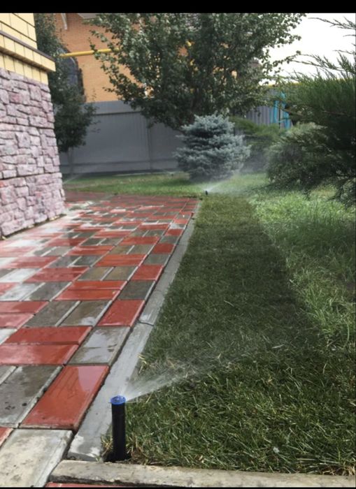 Автополив укладка газона