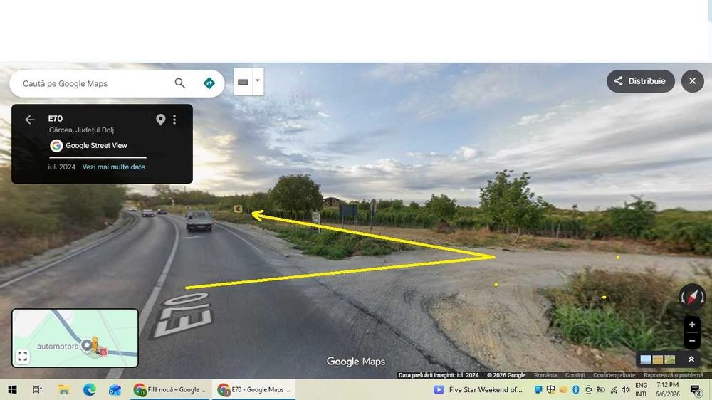 Vand teren intravilan,Carcea-Ford-Selgros-Str,Craiovei-deschidere DE 70