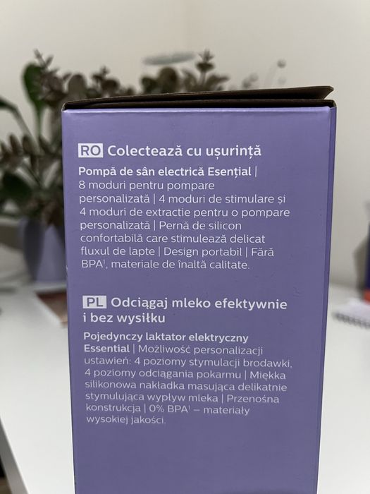 Pompa de san Phillips Avent, noua, sigilata