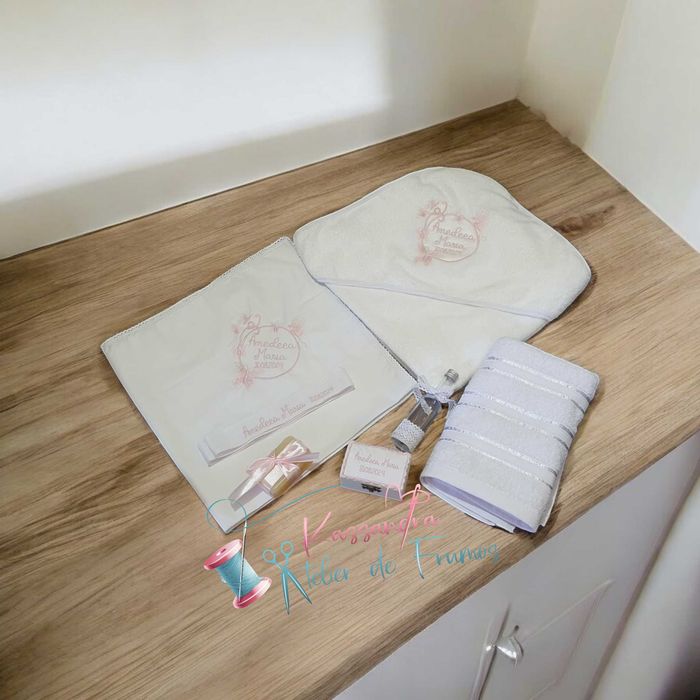 Trusou personalizat, din muselina. Botez