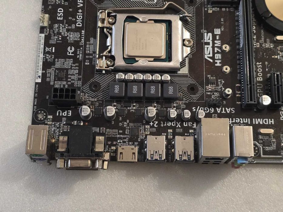 Placa de baza ASUS H97M-E, Socket 1150 + Procesor I3 4150