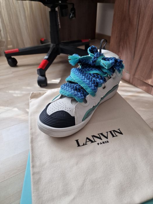 Lanvin Curbe white and blue
