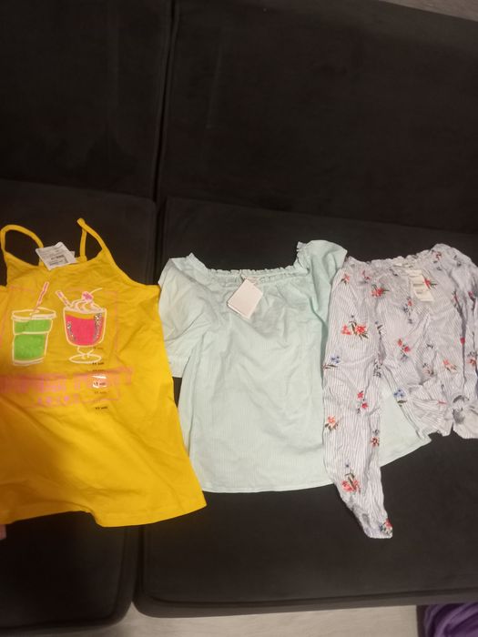 Новые блузки H&M для девочки. С бирками
