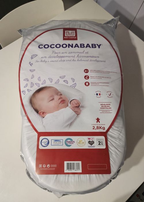 Cocoonababy® Анатомично гнездо за бебета Red Castle® в цвят White