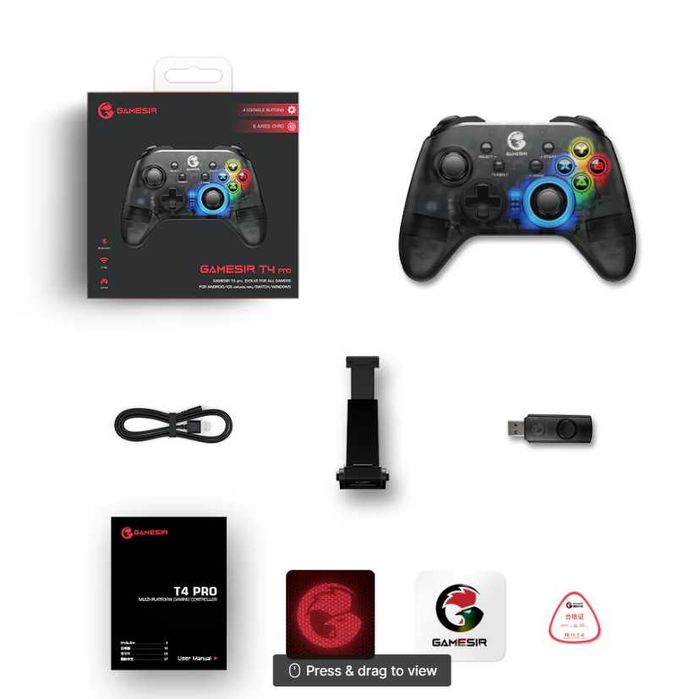 Controller Gamesir T4 Pro pt PC / Nintendo Switch/ Ios/ Android
