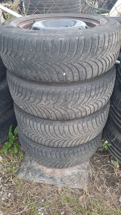 Железни джанти 5х112 VW 15 ки със зимни гуми