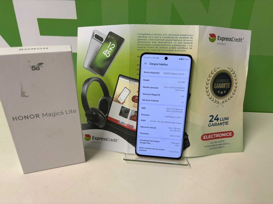 Honor Magic 6 Lite (B.60634 Tatarasi) Garantie 2 ani - 550 lei