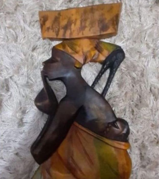 Tablou vitange figurina