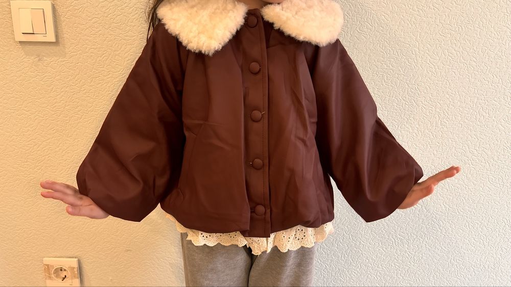 Десткая кожанка с подкладом