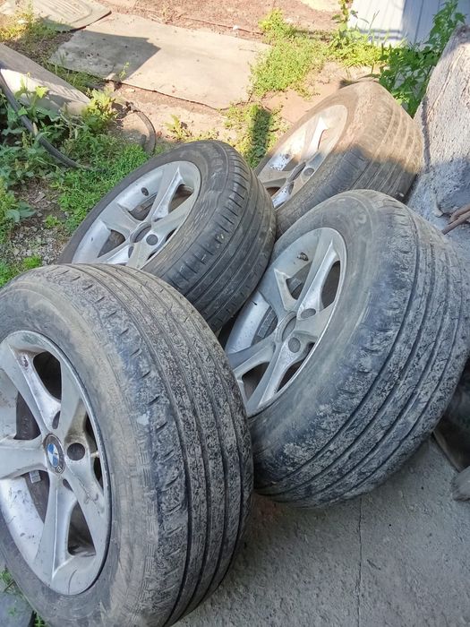Диски с резиной летней комплект на BMW e34