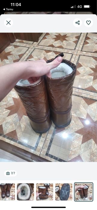 Сапоги детские- девушкам размер 36-37