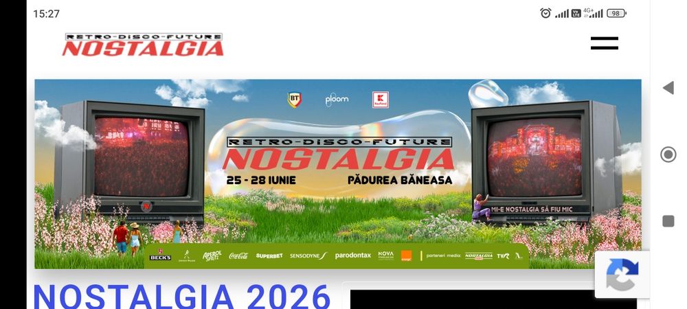 Bilete Nostalgia GA abonament 2026