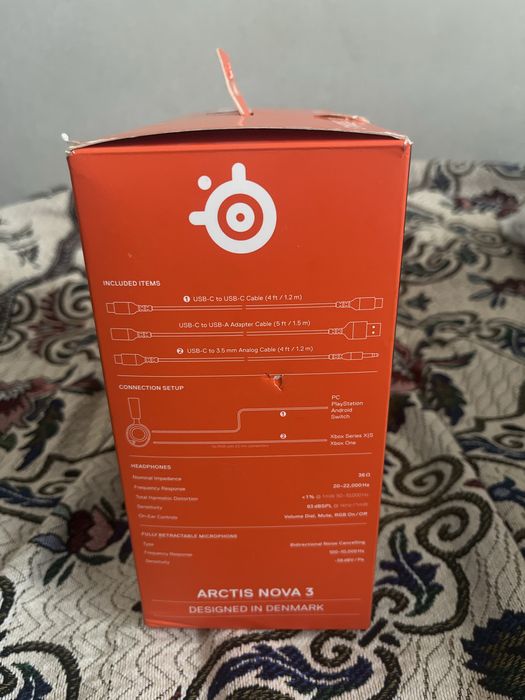 Наушники SteelSeries Arctis Nova 3 черный