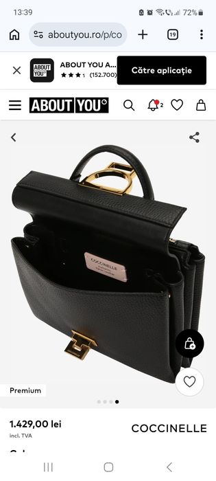 Geanta Coccinelle piele - nouă