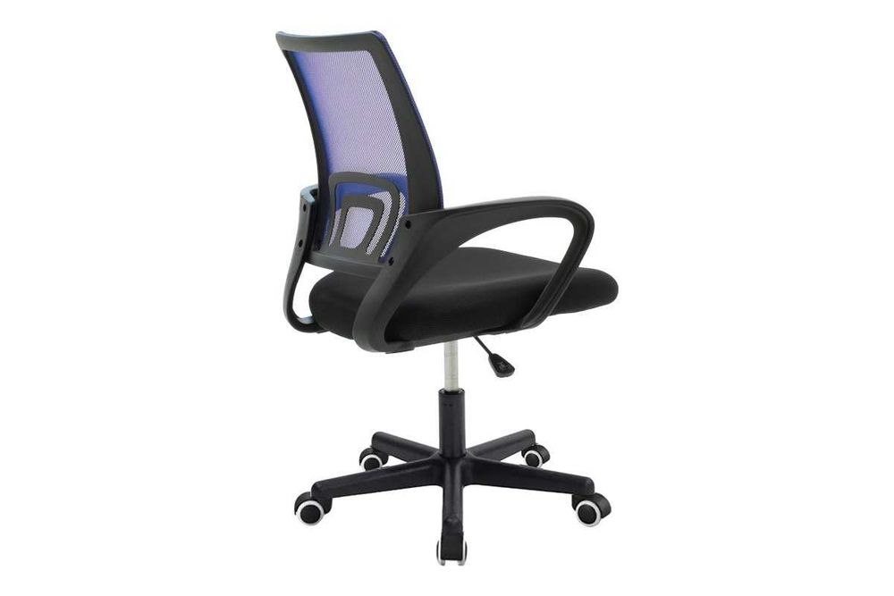 Офис стол Puzzle-home Berto II, Мрежест, 3 цвята, 57.5x54.5x81-91cm