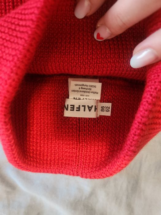 Compleu copii lana 100% pantaloni si pulover marime 86/92