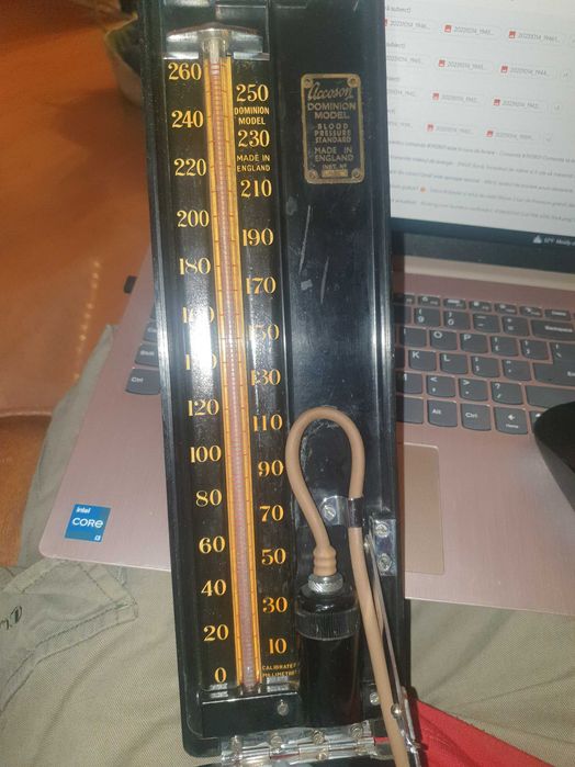 Aparat masurare tensiune arteriala vintage,1960,Accoson Dominion Model