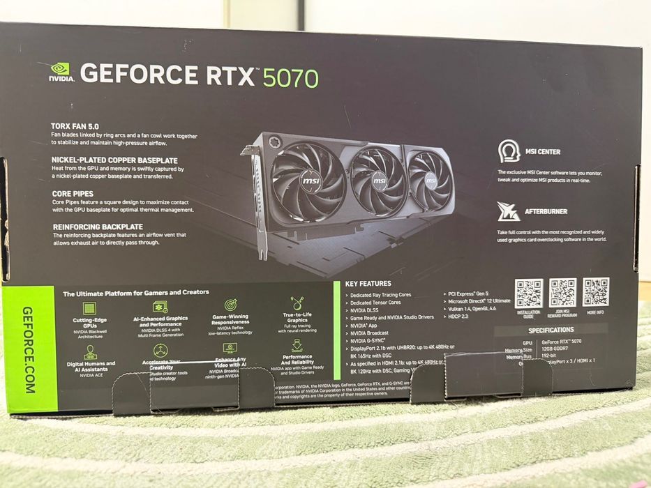 GeForce RTX™ 5070 12G SHADOW 3X OC