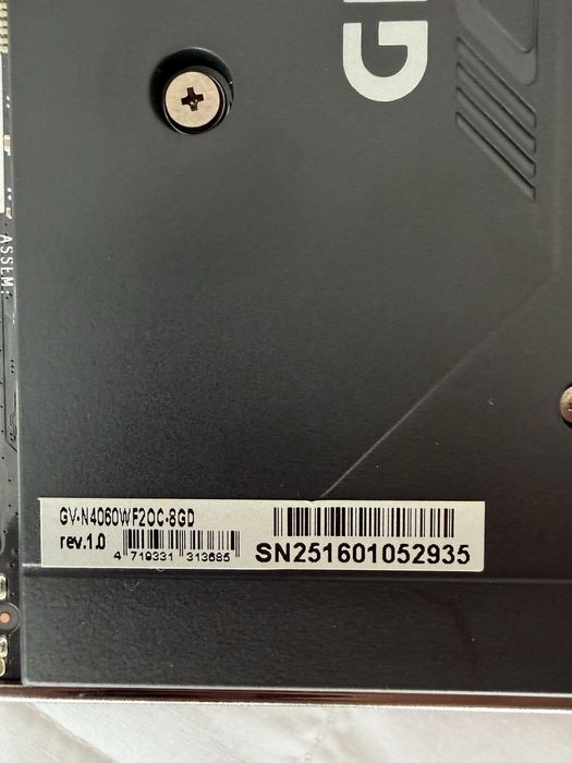Gigabyte RTX 4060 8Gb