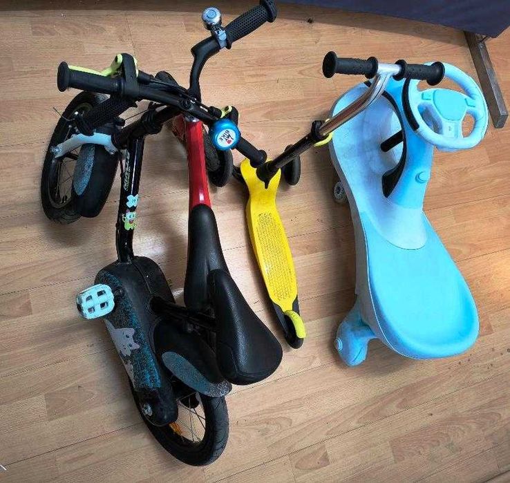 Maşinuţă, trotinetă, bicicletă, ideale pentru copii (2-5 ani)