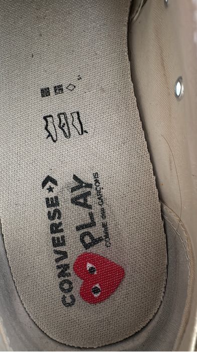 Converse x Comme Des Garcons Low Brown 46.5