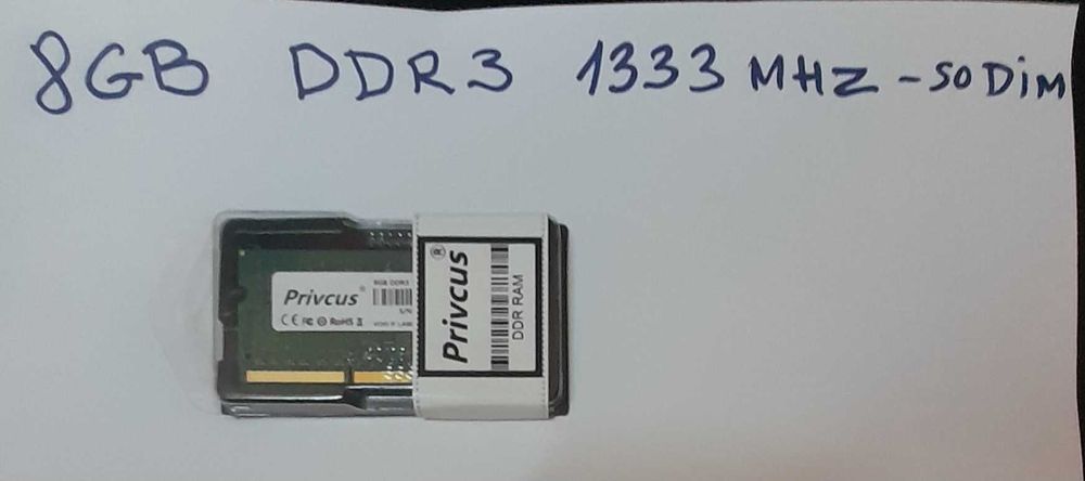 Рам памет за лаптоп DDR 3 - 8 GB - 1333 MHz