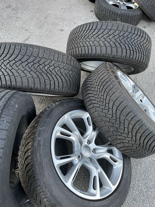 4 броя оригинални джанти SRT за Grand Cherokee 5x127 20”с датчици и гуми 295 /45 20 9mm !