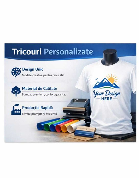 Vând căni și tricouri personalizate – ideale pentru cadouri