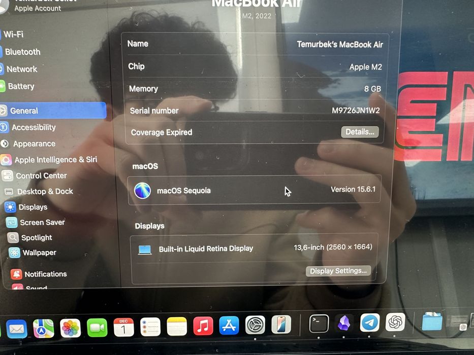 Macbook Air M2 - 8/256GB - 97% - 13.6 inch - $600