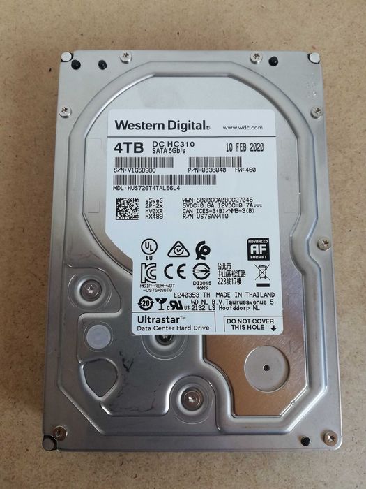 2 х HDD WD 4TB  3.5" Хард диск