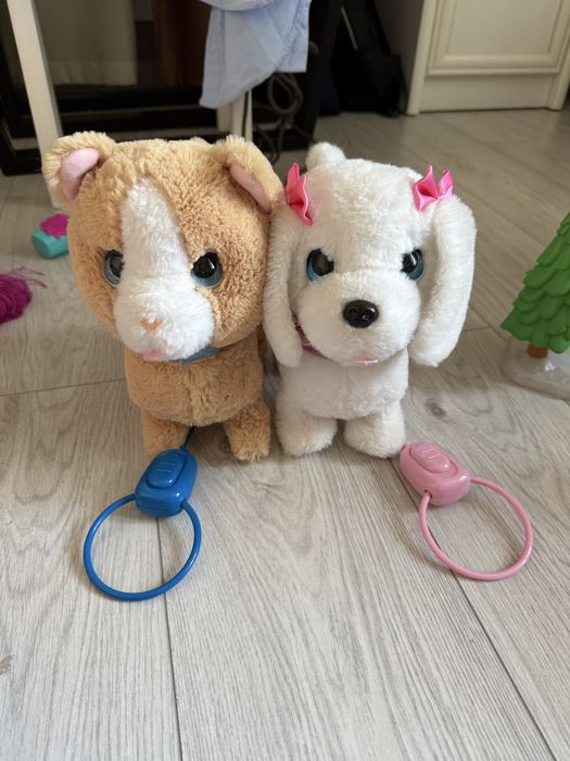 интэрактивные кошечка и собачка