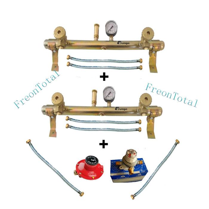 Centralina 4 butelii cu inversor automat complet echipata