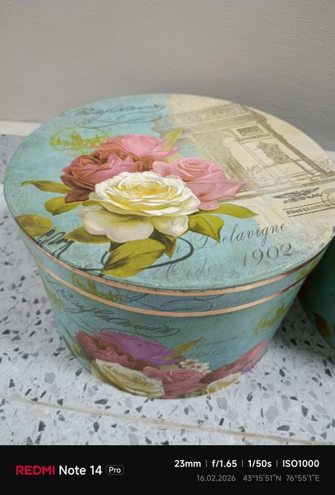 Коробка шляпница