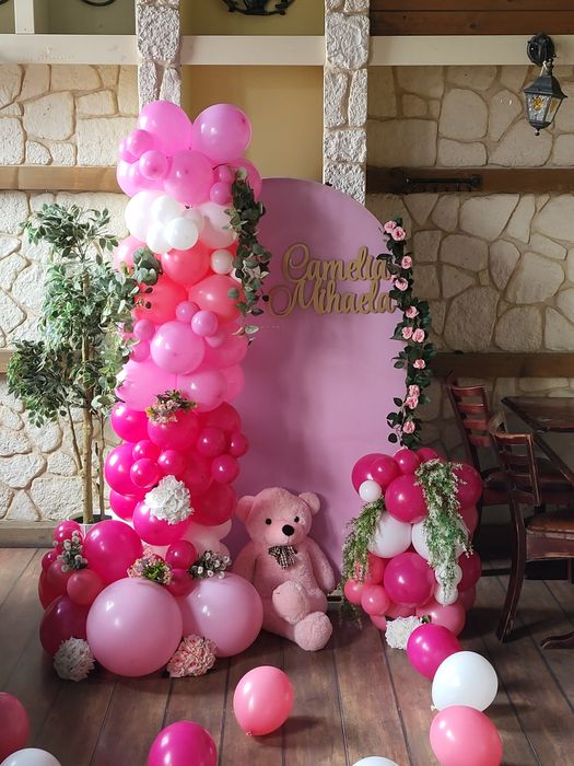 Aranjament Cristelnita Botez Girl/Boy and Arcada baloane