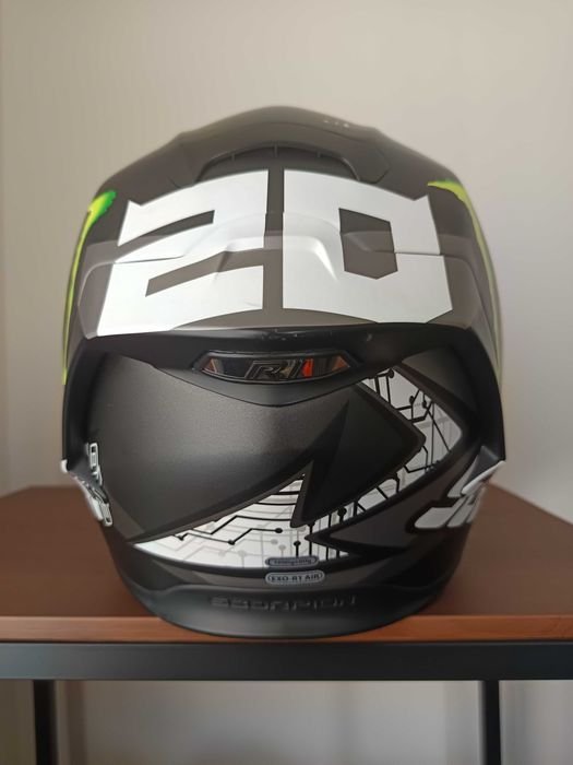 Каска Scorpion Exo R1 Air Fabio Black Matt - S