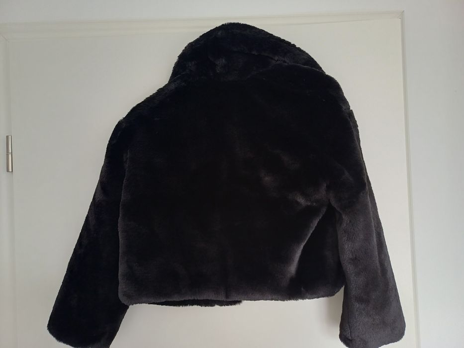 Haină blană artificială, H&M, mărimea 134/140