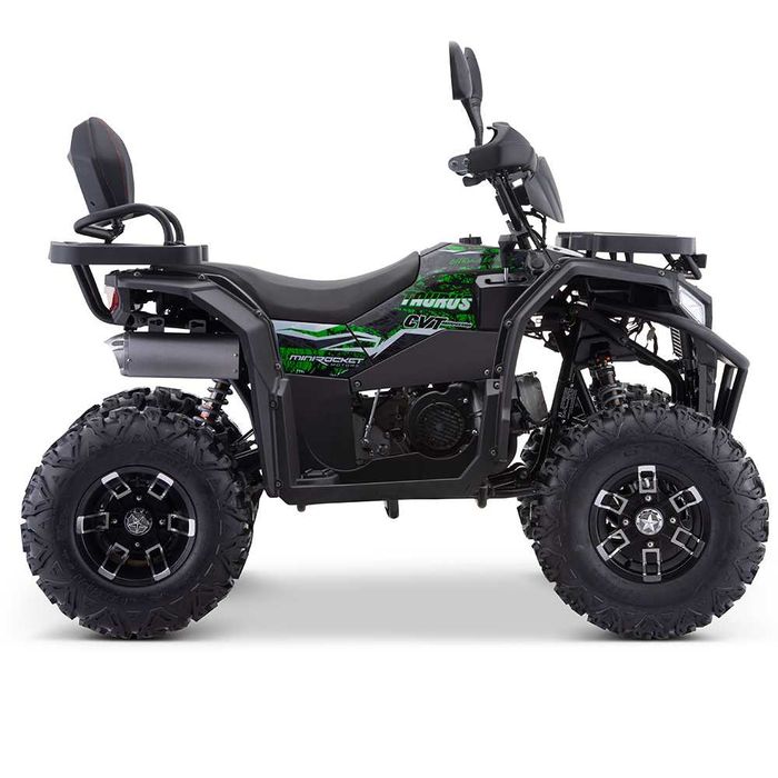 Atv 200cc Mini Rocket Taurus 4T benzina 10" negru/verde
