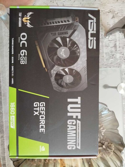 Продавам ASUS TUF Gaming GeForce GTX 1660 SUPER OC Edition