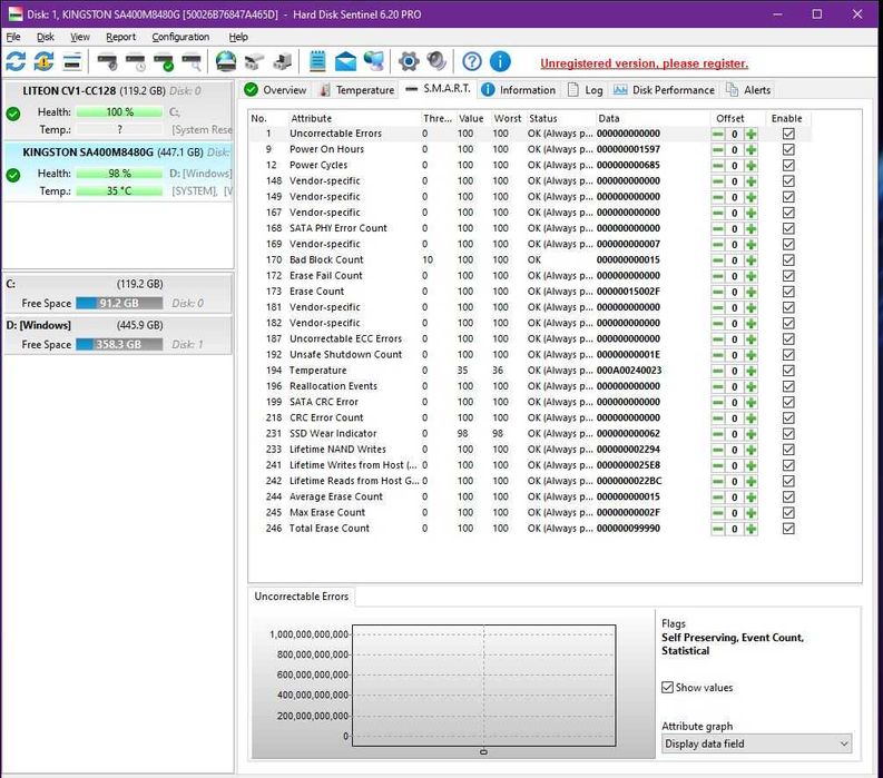 SSD Kingston 480Gb  Nvme