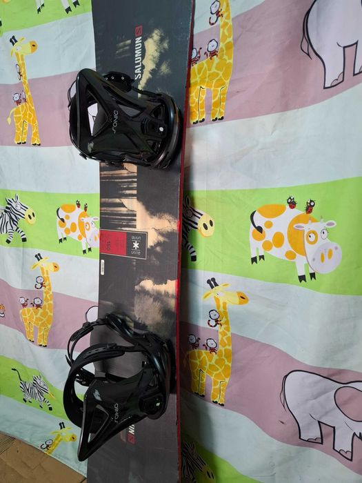 Placa snowboard 150 cm Salomon cu legaturi noi incluse