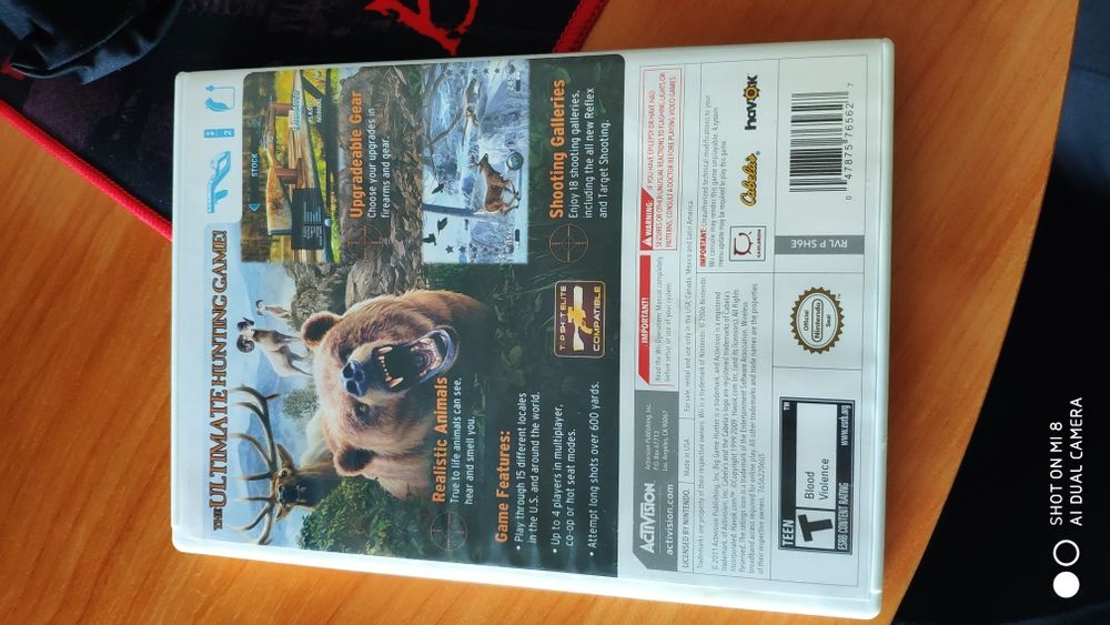 Nintendo Wii Cabela's Big Game Hunter 2012 American Edition